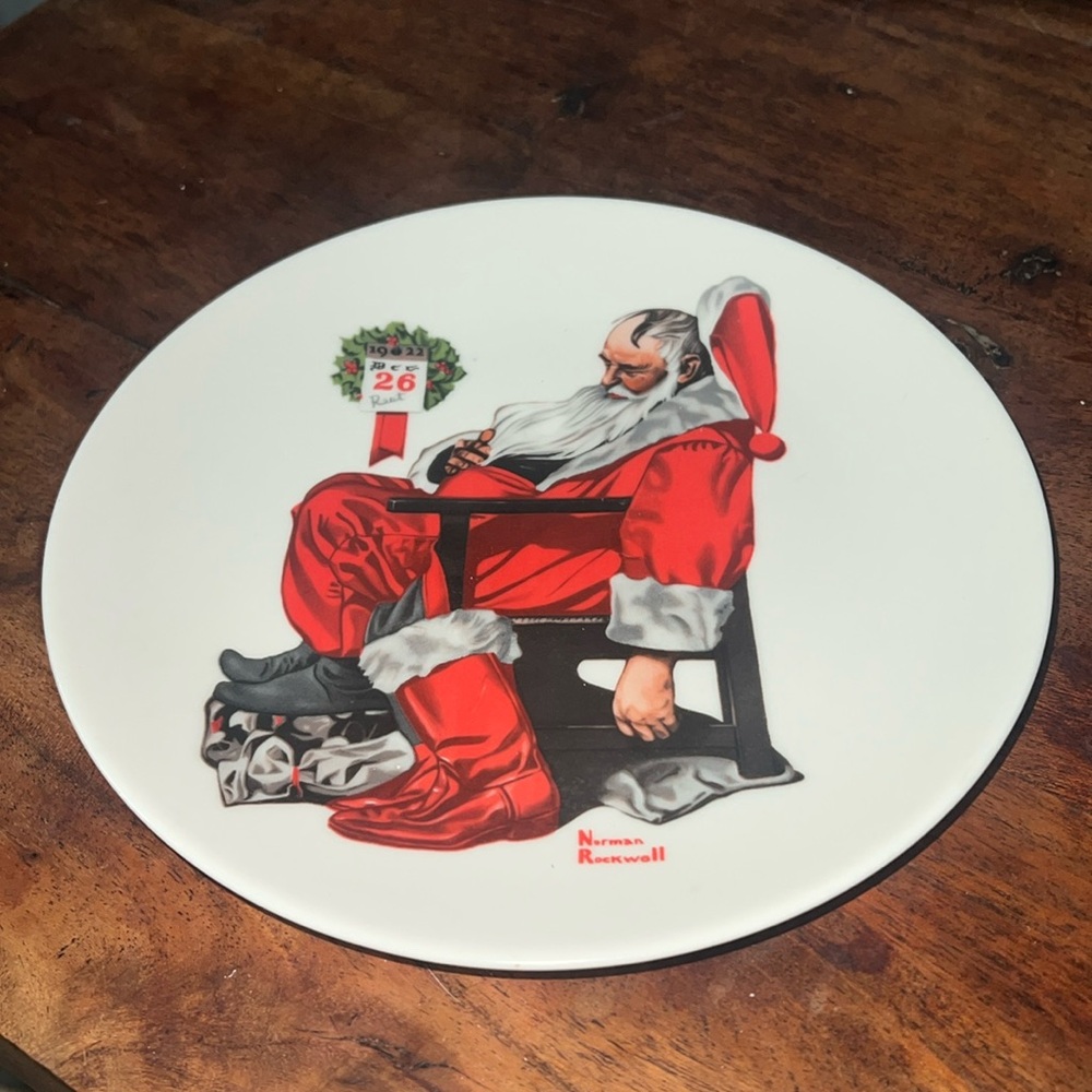Norman Rockwell Collectors Plate, The Day After Christmas, dated 1981